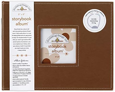 Doodlebug Design Bon Bon Storybook לאלבום Scrapbooking, 8 על 8 אינץ '