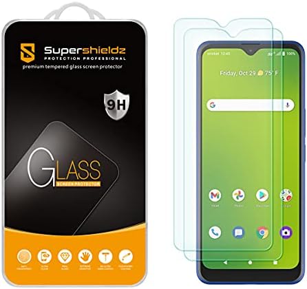 Supershieldz מיועד למגן מסך זכוכית מחוסמת AT&T Radiant Max 5G / Cricket Dream 5G מגן מסך זכוכית
