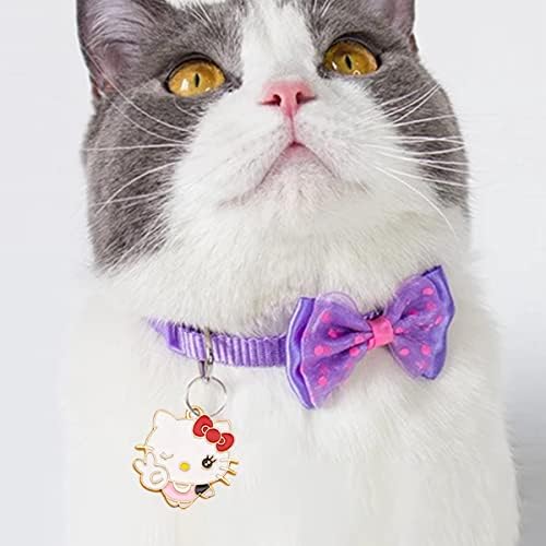 21 חתיכות אמייל חתול קסמי עבור תכשיטי ביצוע 7 סגנונות חמוד חתול קסמי עגיל שרשרת צמיד תליוני מלאכות