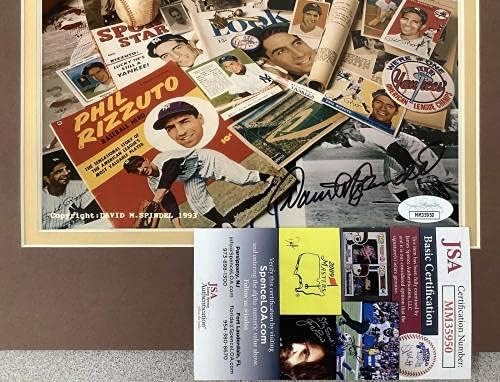 Phil Rizzuto חתום תמונה 8x10 קולאז 'בייסבול NY Yankees Autograpth WSC HOF JSA - תמונות MLB עם חתימה