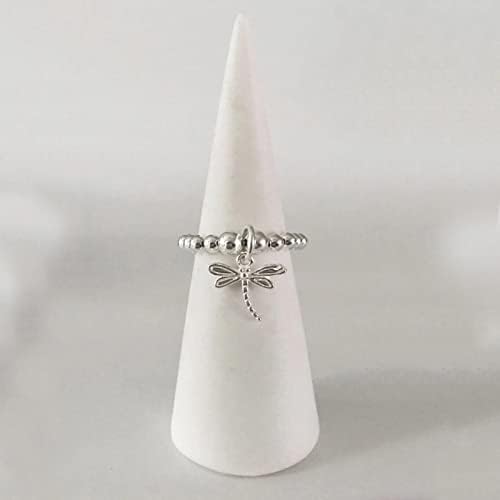 2023 חדש נשים מתכוונן חרדה טבעת פרפר מתח טבעת נשים מסתחרר טבעת עבור חרדה ומתח טבעות תכשיטי מתנות אבזר חצי