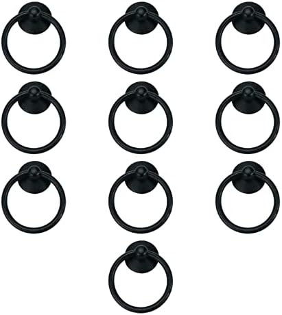 DNYTA 10 יחידות טבעת שחורה מושך 43 ממ/1.69 אינץ