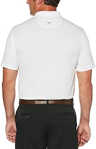 קאלווי גברים של קצר שרוול ליבת ביצועים גולף פולו חולצה עם שמש הגנה