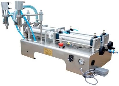 מכונת מילוי נוזלים פנאומטית צינורות כפולים 10~200 מיליליטר 220 וולט/110 וולט
