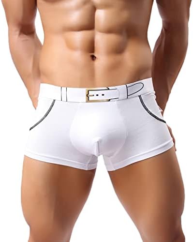 BMISEGM תחתונים אתלטי גברים גברים מזדמנים תחתונים נושמים מכנסיים כותנה חגורת כותנה מכנסיים נוחים