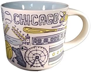 סטארבקס שיקגו היה שם סדרת ספל קפה קרמי, 14 עוז