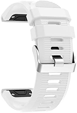 החלפת TWRQA שחרור מהיר רצועות סיליקון עבור Garmin Fenix ​​7x Watch Smart Watch 26 ממ להקת STARP