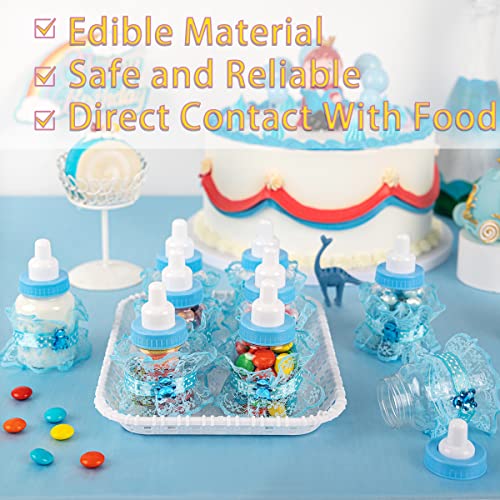 קישוטי בקבוקי תינוקות למסיבת מקלחת לתינוקות, 24 יחידות מיני מקלחת לתינוקות מעדיפים בקבוק ממתקים