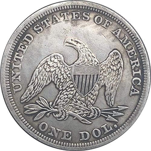1844 עותק מטבעות ישיבה של חירות עותק לעיצוב משרדים בחדר הבית