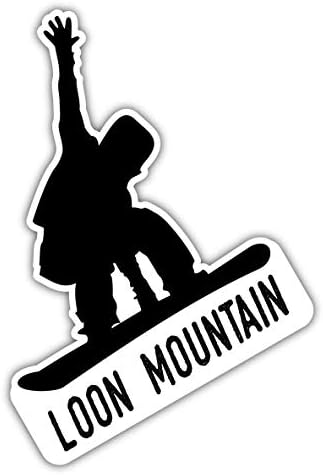 לון הר ניו המפשייר סקי הרפתקאות מזכרות 2 אינץ ויניל מדבקות מדבקת לוח עיצוב