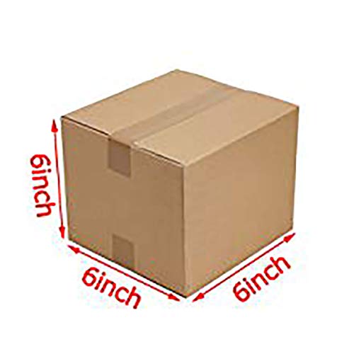 יסודות כלי אוכל 10 קופסאות נעות קטנות 6 על 6 על 6 קופסאות קרטון אריזה גלי-10 מארז