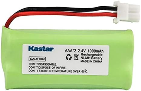 Kastar AAAX2 2.4V 1000mAh 5264 Ni-MH סוללה נטענת ל- BT-166342 BT-266342 BT-283342 AT & T EL51100 EL51200 EL51250