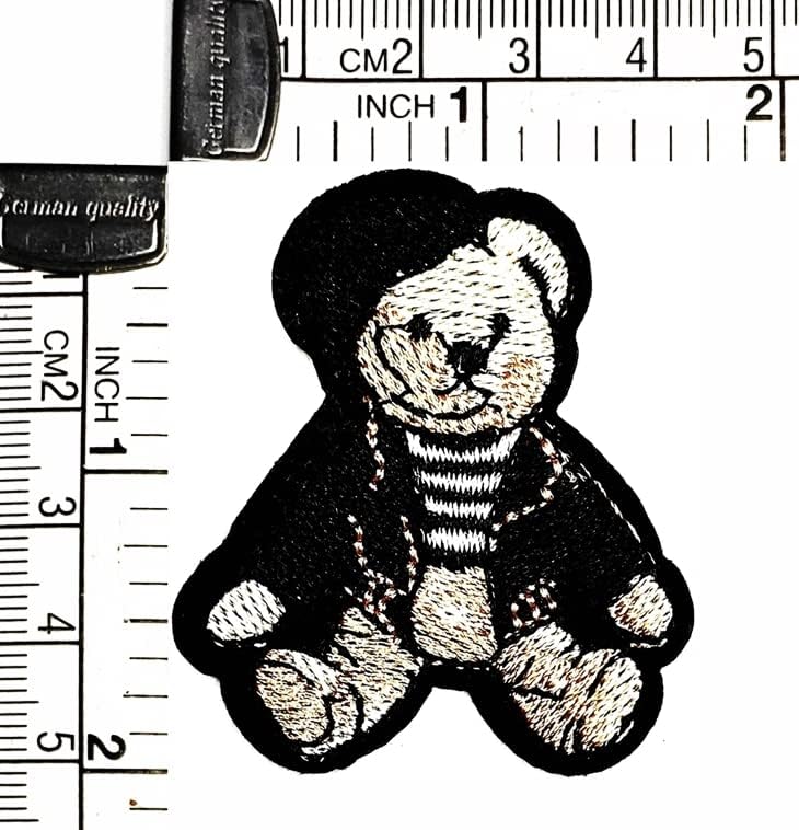 טלאי תיקון אופנה קריקטורה ילד דוב יפה דוב מדבקת תיקוני מלאכת אפליקצית עשה זאת בעצמך רקום לתפור ברזל על תיקון