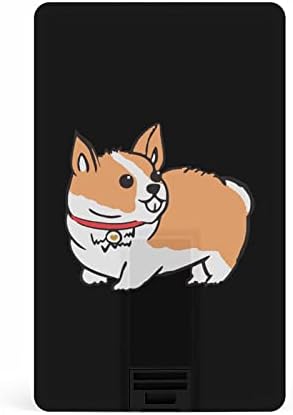 Corgi Puppy Card Card Card USB כונני פלאש מותאמים אישית למקל מפתח מתנות תאגידיות ומתנות לקידום