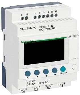 כבלים, מתאמים ושקעים של Davitu - PLC ממסר חכם Zelio Logic SR3B101FU 10IO 100.240 V AC