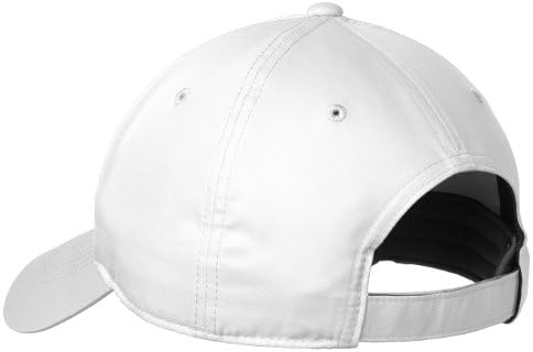 כובע גולף סטנדרטי של נייקי, לבן, מתכוונן, מידה אחת