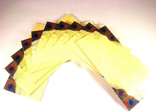 סרוואם מפואר מזומנים מעטפות, חבילה של 10 מפואר מזומנים מעטפות עבור המשמח אירועים דיוואלי יום הולדת יום