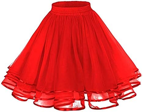 תכנון חתונה נשים קו קצר באורך הברך Tutu Tulle Prom Partice חצאית Deluxe Tutu Camed Mini חצאית חצאיות