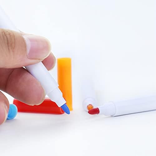 Ruixia 12 יחידות מגוון סמני עט גיר נוזלי צבעוני נטול אבק ללא אבק לוח לבן משחוק