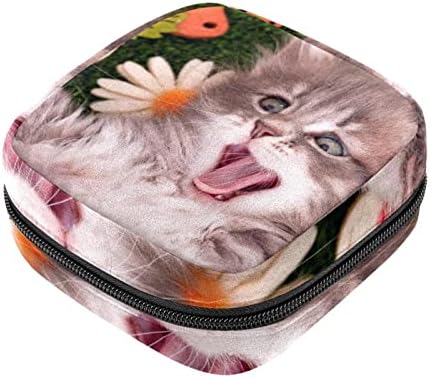 חתול איפור תיק, תיק קוסמטי, נייד מוצרי טואלטיקה תיק לנשים ובנות