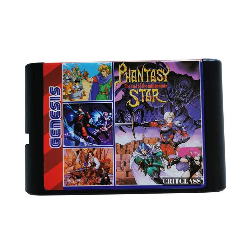 Critclass Super Cartridge 200 במחסנית 1 משחקי Multi עבור Sega Genesis Mega Drive 16bit קונסולות משחק