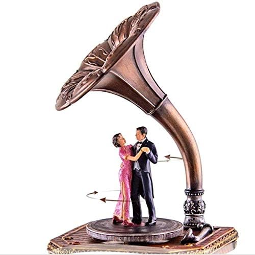 תיבת מוסיקה גרמופון קופסת מוסיקה של XJJZS, שלחה לחברה מתנה ליום הולדת רומנטית לתיבת תכשיטים מוסיקה