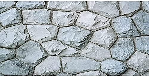 Awert 48x24 אינץ 'רקע אקווריום סלע אבן לבן מיכל דג רקע רקע חממה סלעית ויניל