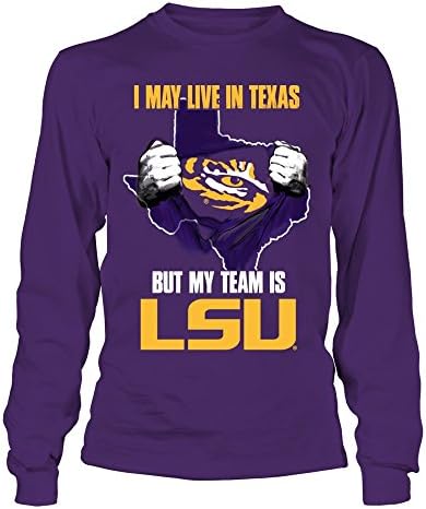 חולצת טריקו של Fanprint LSU TIGERS - LIVE בטקסס