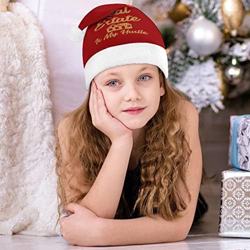 נדל ן הוא שלי המולה חג המולד כובע אישית סנטה כובע מצחיק חג המולד קישוטים