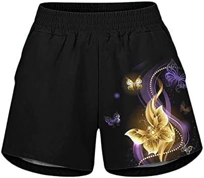 Miashui Womens Swim Boy מכנסיים קצרים מזדמנים למכנסיים קצרים של המותניים הקיץ המותניים הקצרים עם נשים עם