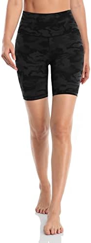 Heynuts מכנסי אופנועים חיוניים לנשים, מכנסי יוגה דחיסת אימון גבוהה במותניים, מכנסי יוגה 4 ''/