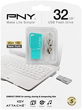 סדרת PNY Key Secesse Series UFDPKYS-32G 32GB USB 2.0 זיכרון שמיים כחולים