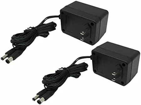 Xspeedonline 2 PCS מתאם AC אספקת חשמל AC 110-245V- DC 9V/350MA התאמה עבור Nintendo NES Super SNES SEGA GENESS