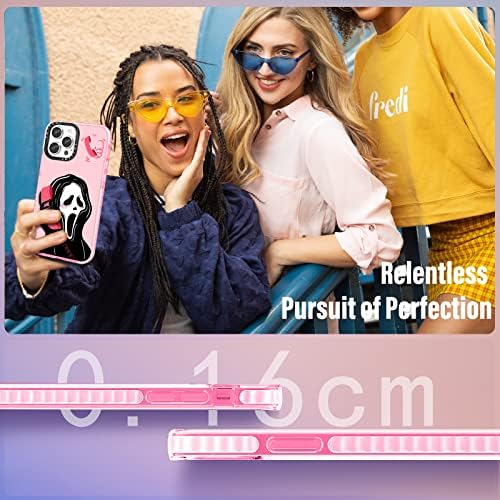 TOYCAMP לאייפון 13 Pro Case, עיצוב שלד גולגולת מצחיק וחמוד לנשים בנות בנים בני נוער לאייפון