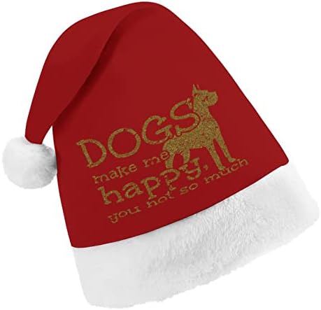 כלבים לעשות לי שמח חג המולד כובע אישית סנטה כובע מצחיק חג המולד קישוטים