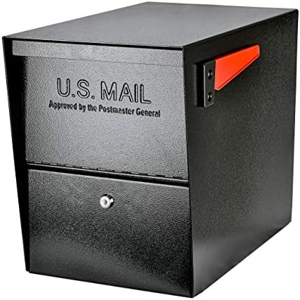 דואר בוס 7206 חבילה מאסטר מדרכה נעילת אבטחת תיבת דואר / שחור, בינוני