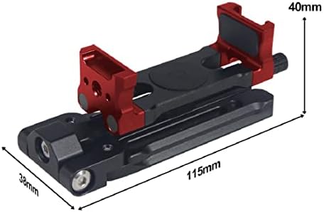 Feichao שולחן עבודה חצובה הר טלפון מחזיק קליפ 360 ° מתאם מתקפל מסתובב עם צלחת שחרור מהירה לטלפון SLR מצלמת אביזרי