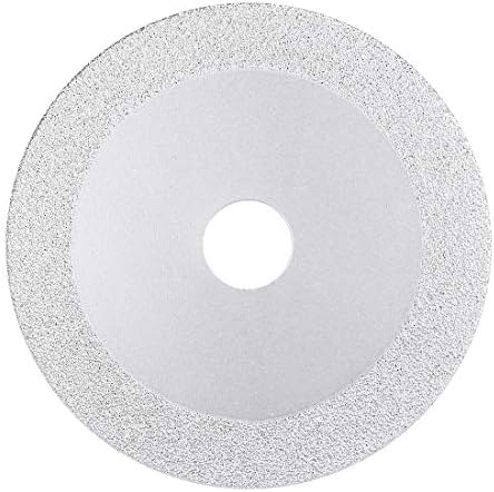 UXCell 4.5 גלגלי חיתוך יהלומים דיסק טחינת אבן קרמיקה זכוכית 46 גריסים טון כסף