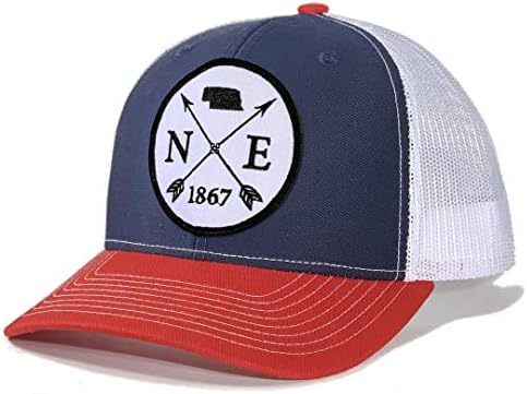 מולדת טיז גברים של נברסקה חץ תיקון נהג משאית כובע
