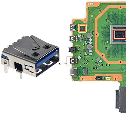 אחורי USB סוג-A החלפת יציאה חלק חלק לפלייסטיישן 4 PS4 Pro
