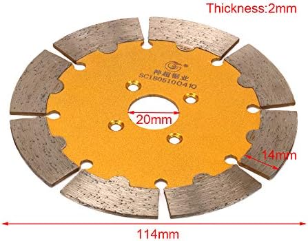 הצטרף לכלים 4.5 אינץ '114 ממ קטע חיתוך רטוב קטע יהלום מסור עגול דיסק חיתוך לדיסק חותך אבן גרניט אבן עם ארבור 20
