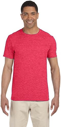 חולצת טריקו של טריקו טריקו של גילדן גברים - 3x -large - הת'ר אדום