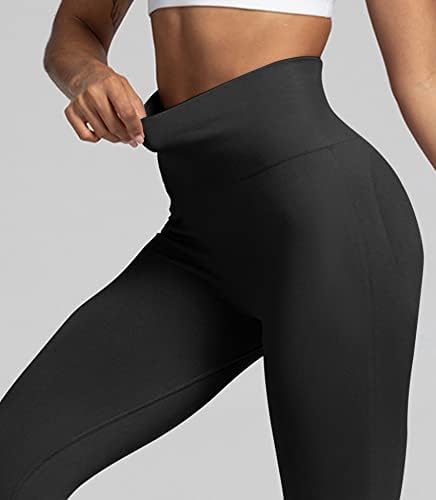 Powerasia מכנסי יוגה עם מותניים גבוהים לנשים, בקרת בטן הרמת אימון הרמת חותלות סקרנץ 'טייץ שלל שלל