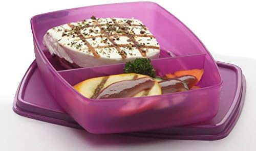קופסת אוכל אפיניטו, פלסטיק חינם, קופסאות טיפין מסוג מזון בטוח למיקרוגל לבית ספר משרדי, דבה