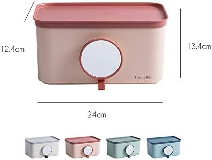 ZHEINJ נורדי קופסת רקמות ABS עם מחזיק נייר קיר קיר רכוב מתלה לאחסן בית מארגן מטבח אביזרי קישוט אמבטיה