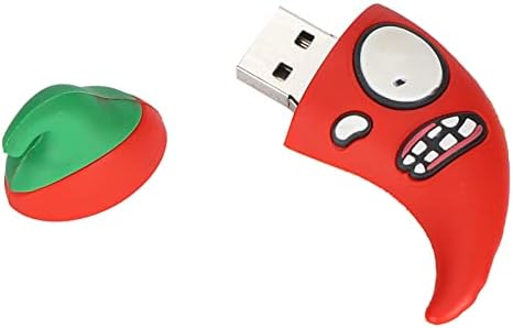 כונן פלאש חמוד, ממשק USB2.0 PVC+מתכת שירות ארוך חיי צ'ילי צורה דיסק U לקבצי גיבוי או סרטונים