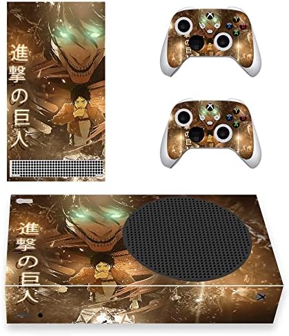 Vanknight Series Xbox S Slim Console אנימה עוטף מדבקות עור מדבקות עבור Xbox Series S Console Wrap Aot