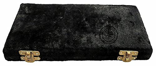 סולם תכשיטי פליז עתיק של Antiqueara וינטג 'עם קופסת קטיפה משקל גולדסמית' משקל רמות רמות מדידות