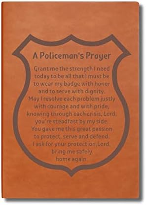 מחברת עור התפילה של שוטר מתנות מעוררות השראה לקצין המשטרה LAWMAN גיבור שוטר מתנות מתנות ליום הולדת