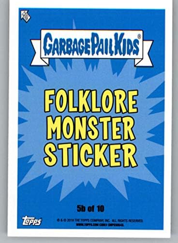 2018 Topps Farbage Pail Kids Oh Oh The Polklore Folklore Monster B 5B Scott Land רשמי כרטיס מסחר ללא ספורט ב-